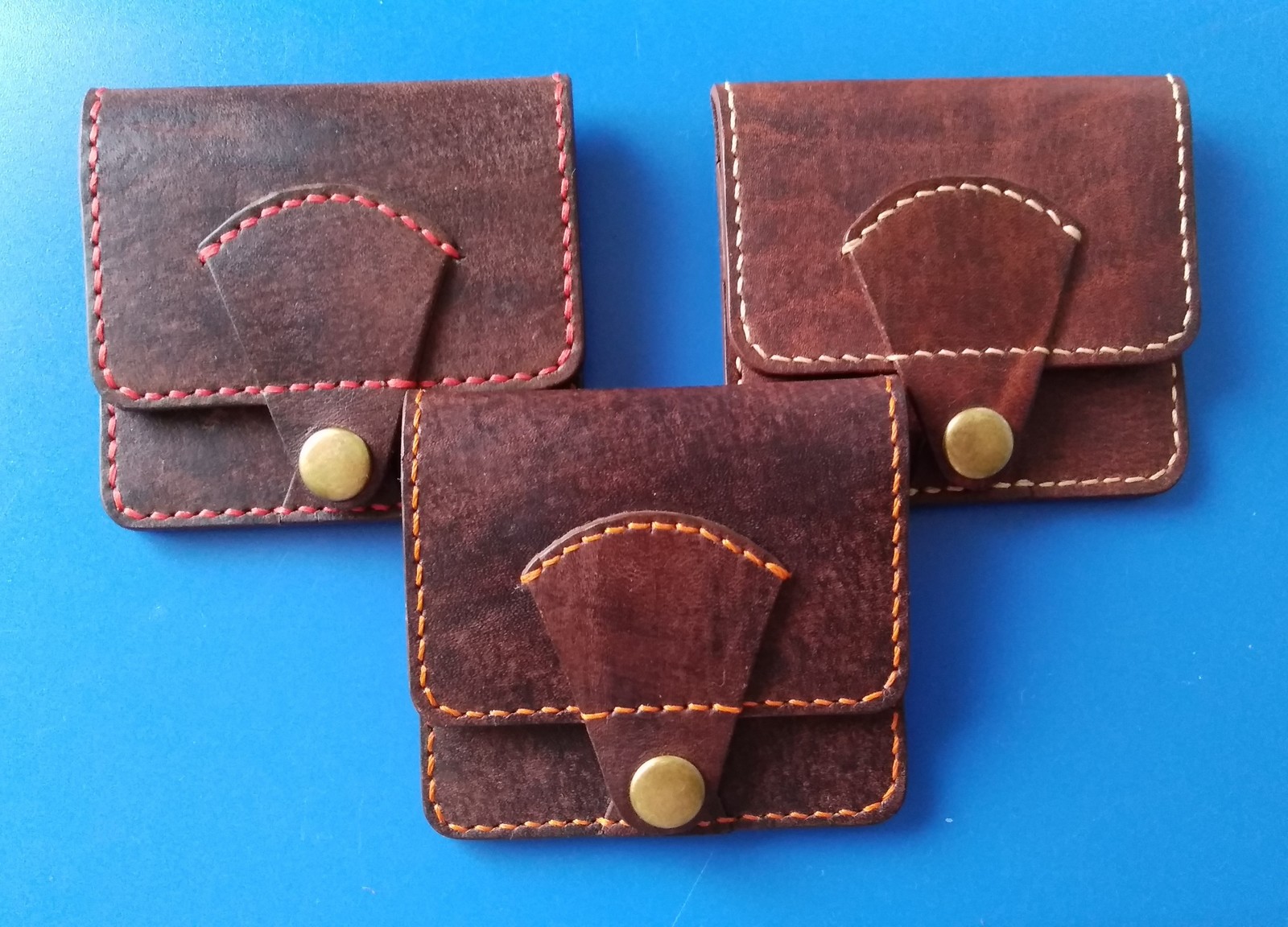 small forms - My, Leather craft, Leather products, Wallet, Longpost