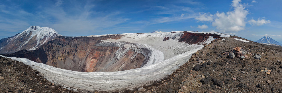 Kamchatka in panoramas - Kamchatka, Volcano, Nature, The photo, Longpost, Tolbachik Volcano, Mutnovsky Volcano, Gorely Volcano, Bezymianny Volcano, , Avachinsky volcano, Koryaksky Volcano, Vilyuchinsky volcano, Kisimen Volcano, Eruption