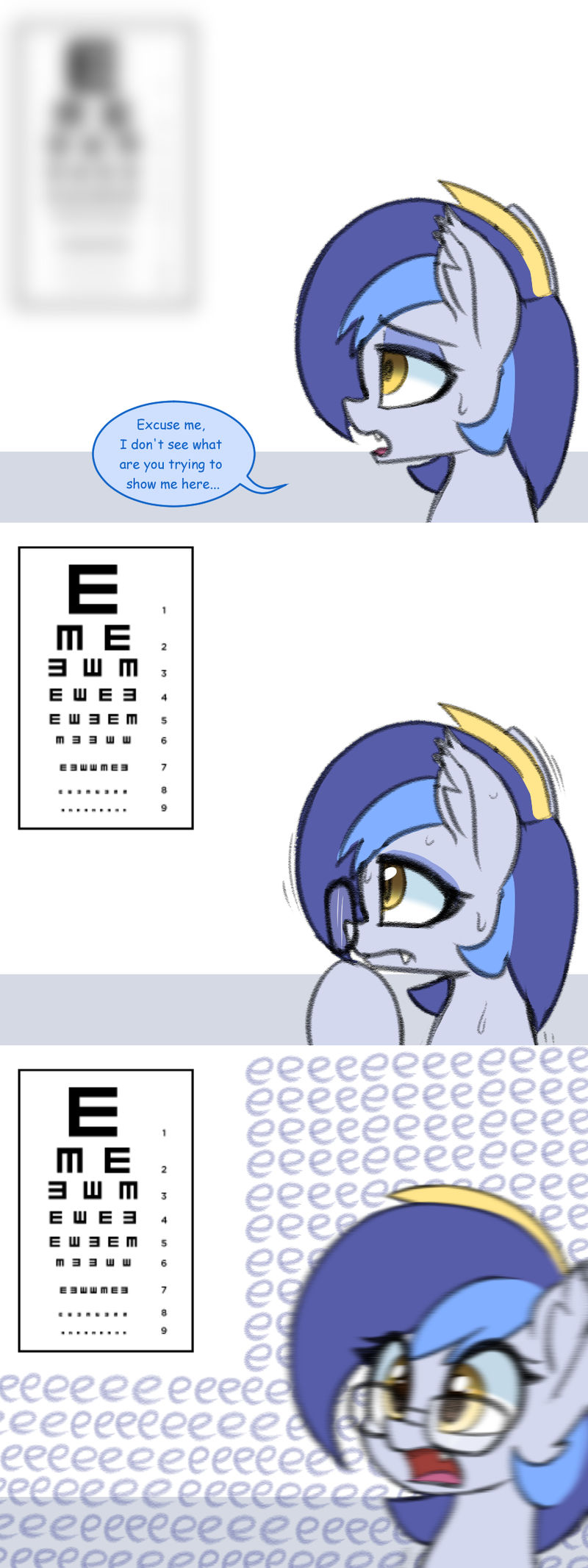 What do you see? - My little pony, Original character, Batpony, Longpost, Accordion, Tag, Comics, Puetsua