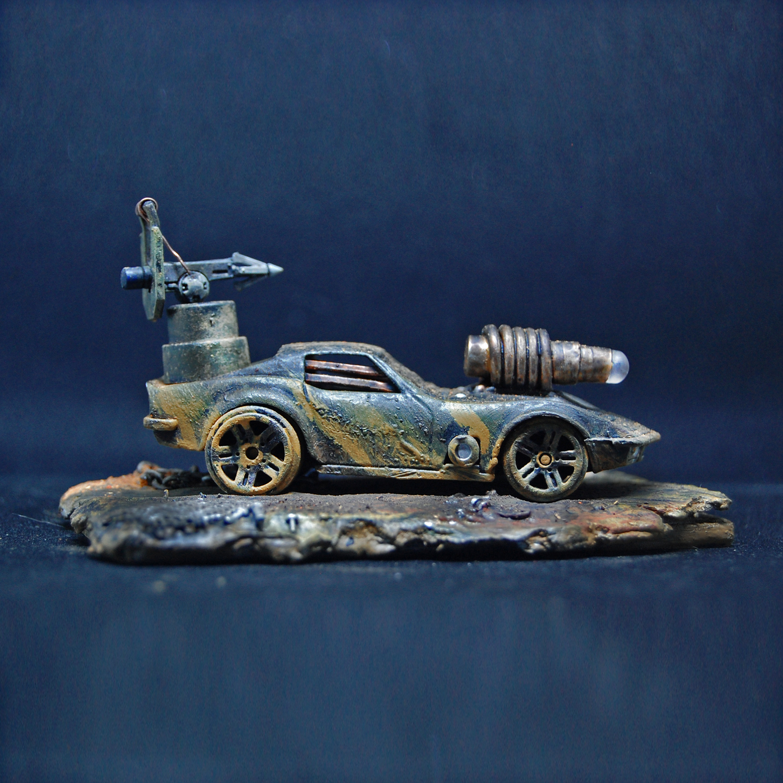 Воин дороги. - Моё, Gaslands, Игровые модели, Hot wheels, Конверсия, Фотография, Настольные игры, Длиннопост