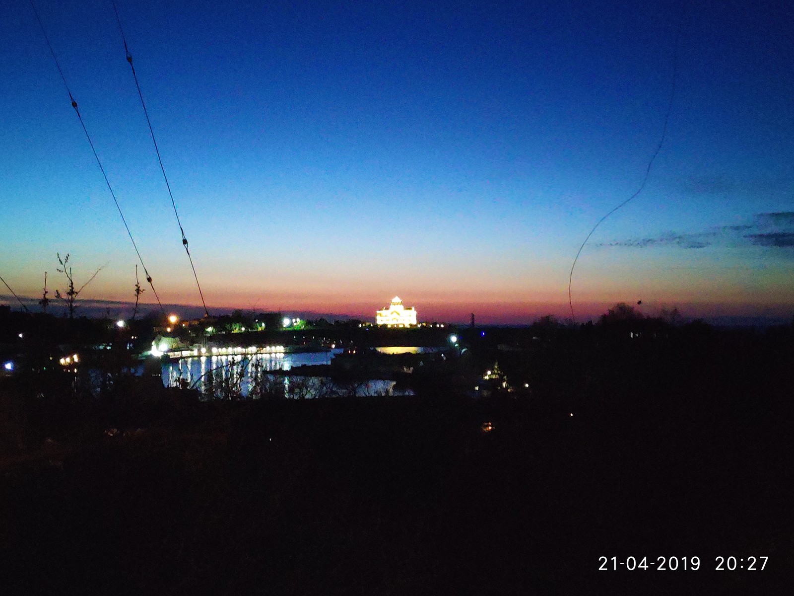 Evening, Palm Sunday, a temple on Chersonese. - My, beauty, The photo, Temple, St. Vladimir's Cathedral