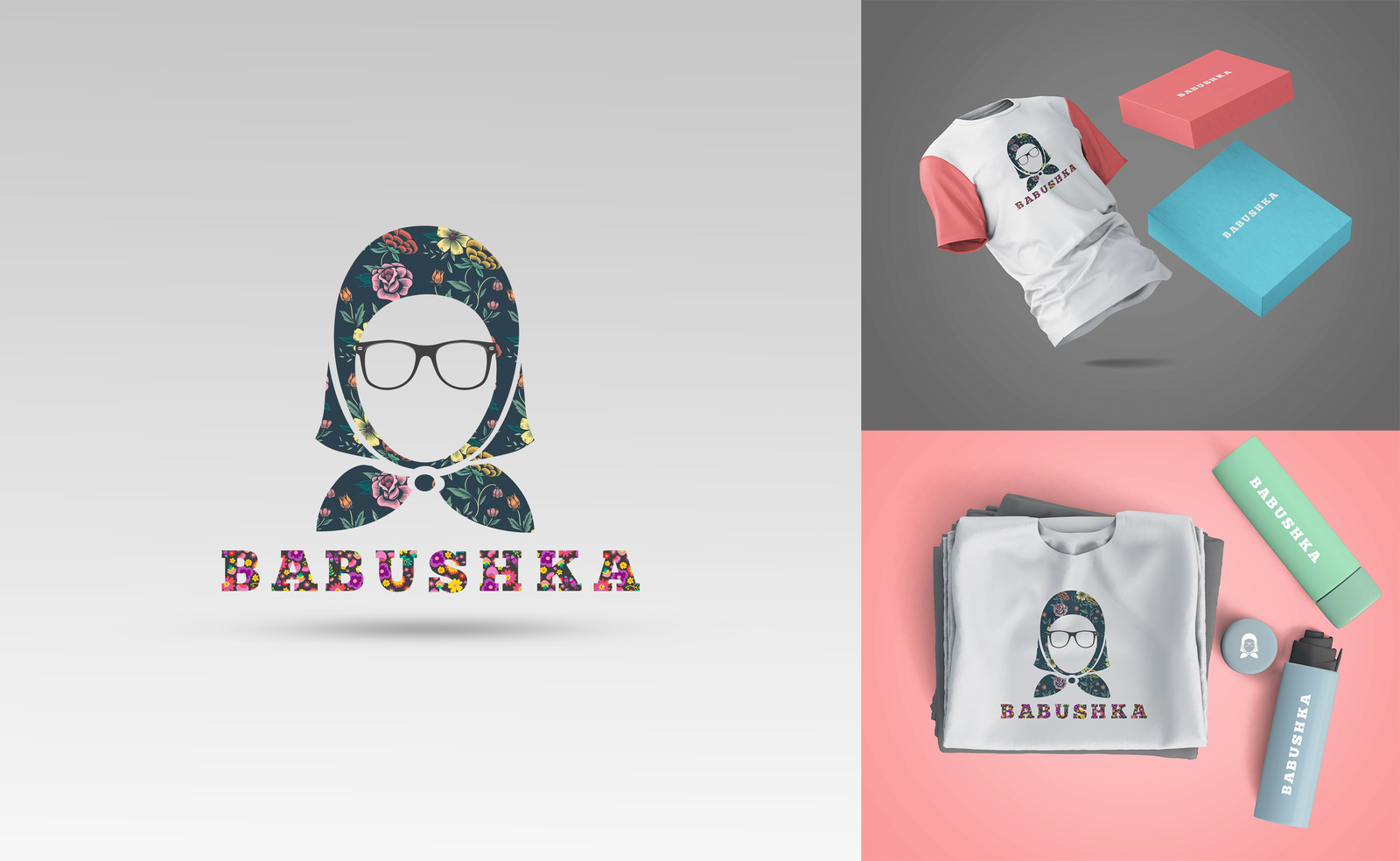 Babushka: Review - My, Grandmother, Logo, Adobe illustrator, Photoshop, Identity, Design, Критика, Longpost
