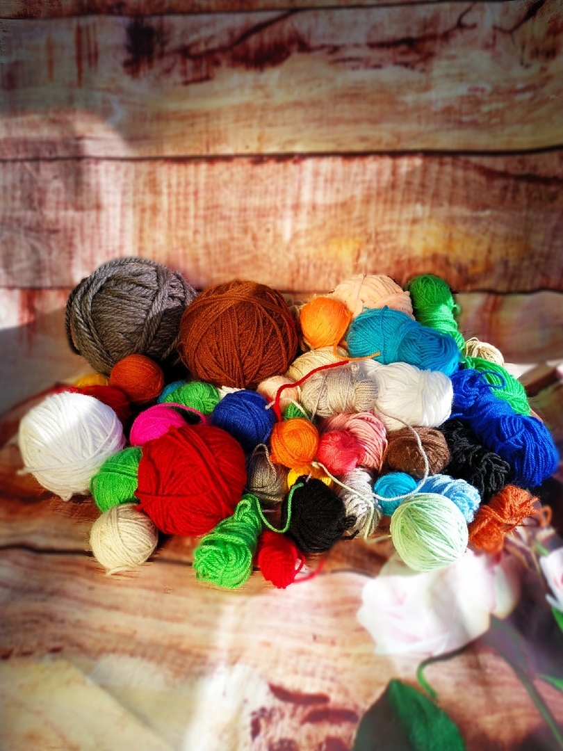 Leftover yarn. Help with ideas! - My, Knitting, Crochet, Need advice, , Needlework, Needlework without process