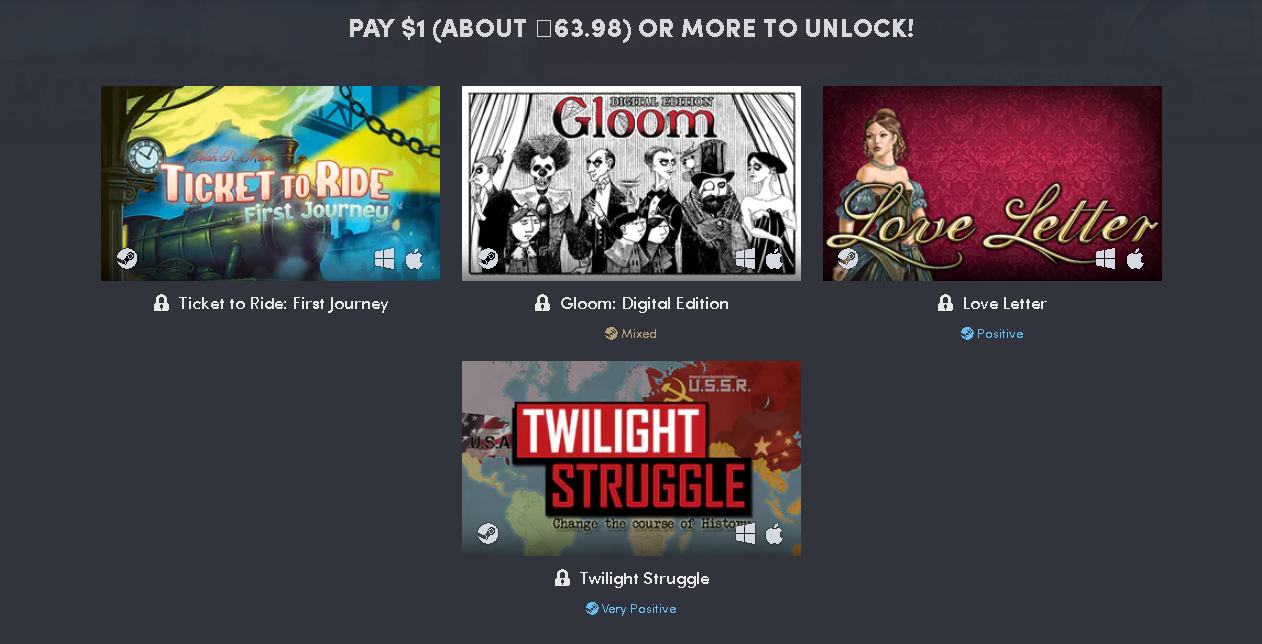 HUMBLE MORE BOARD GAMES BUNDLE - Humble bundle, Steam, Not a freebie, Longpost