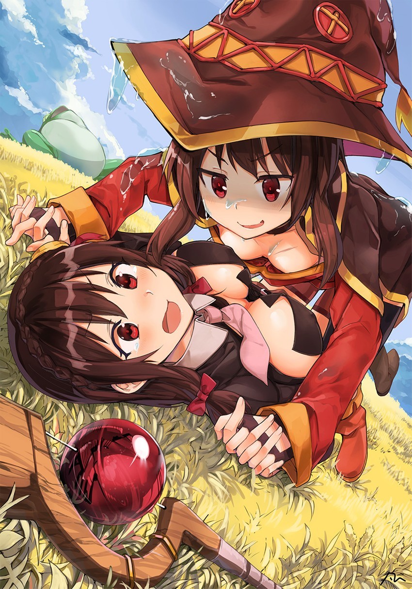 Anime Art - Аниме, Anime Art, Konosuba, Megumin, Yunyun