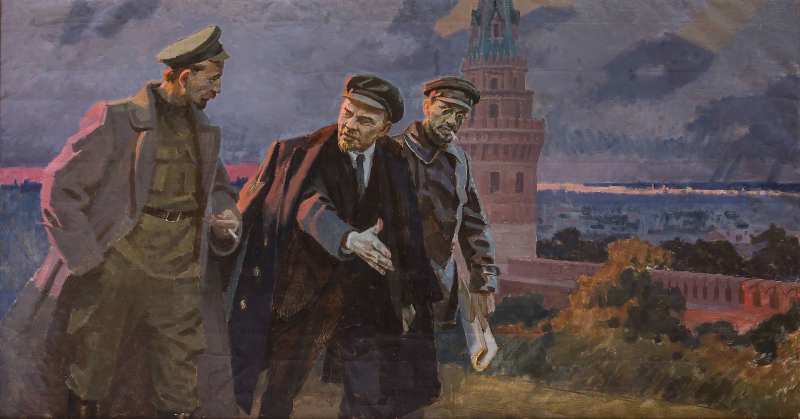 Lenin.Social realism. - Socialist Realism, Poster, Portrait, Story, the USSR, Socialism, Communism, Longpost