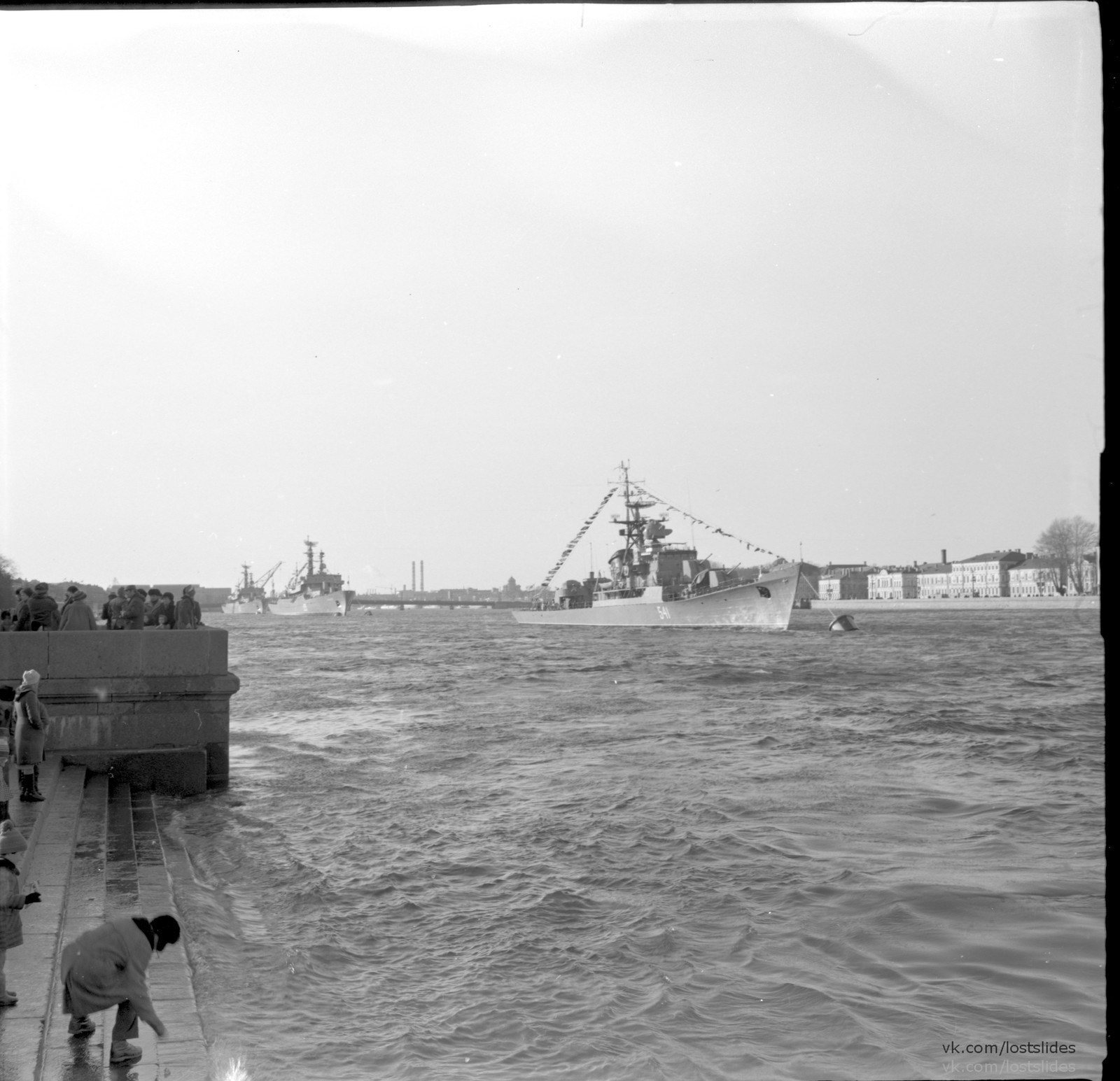 Artillery Museum, parade on the Neva. - My, Leningrad, Parade, Neva River, Story, Lostslides, Rare photos, Longpost