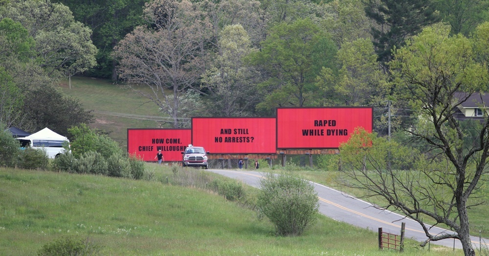 Photos from the filming and interesting facts for the film Three Billboards Outside Ebbing, Missouri 2017. - Three Billboards, Frances McDormand, Sam Rockwell, Woody Harrelson, Peter Dinklage, Celebrities, Photos from filming, Longpost