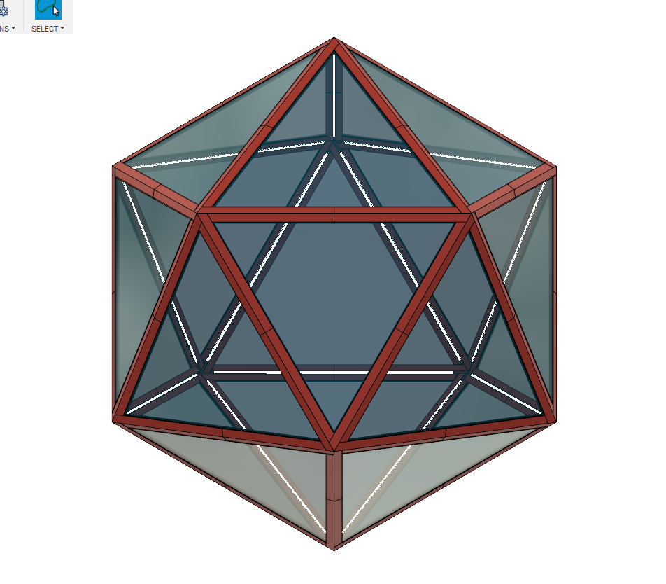 Mirror icosahedron - My, Art, Creation, , Technologies, icosahedron, Mirror, Video, Longpost