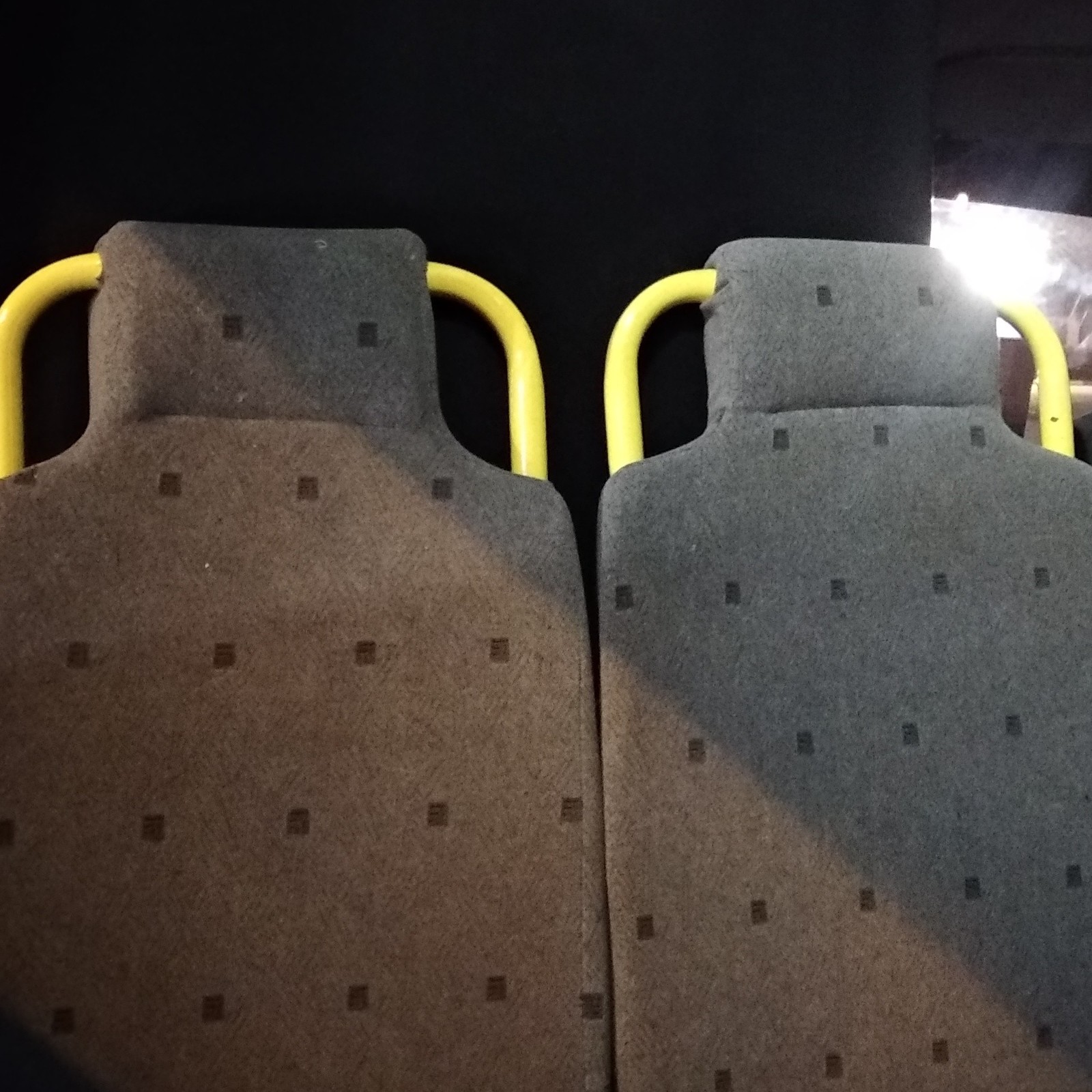 Disgruntled workers - My, Work, Minibus, Pareidolia