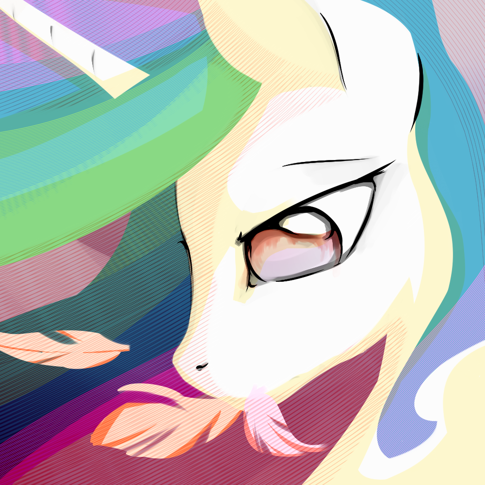 Sorry for the bird - Princess celestia, PonyArt, My little pony