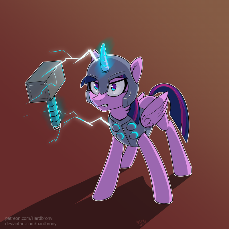 Twilight Thor - My Little Pony, MLP Crossover, Тор 3: Рагнарек, Twilight sparkle, Hardbrony