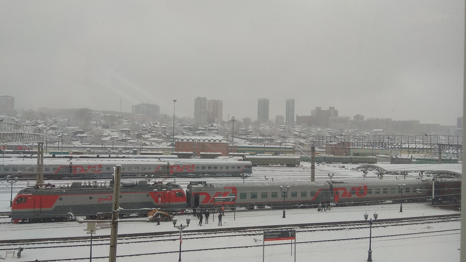 В Красноярске снова зима. Опять... - Моё, Апрель, Снег, Весна, Аномальная погода, Погода