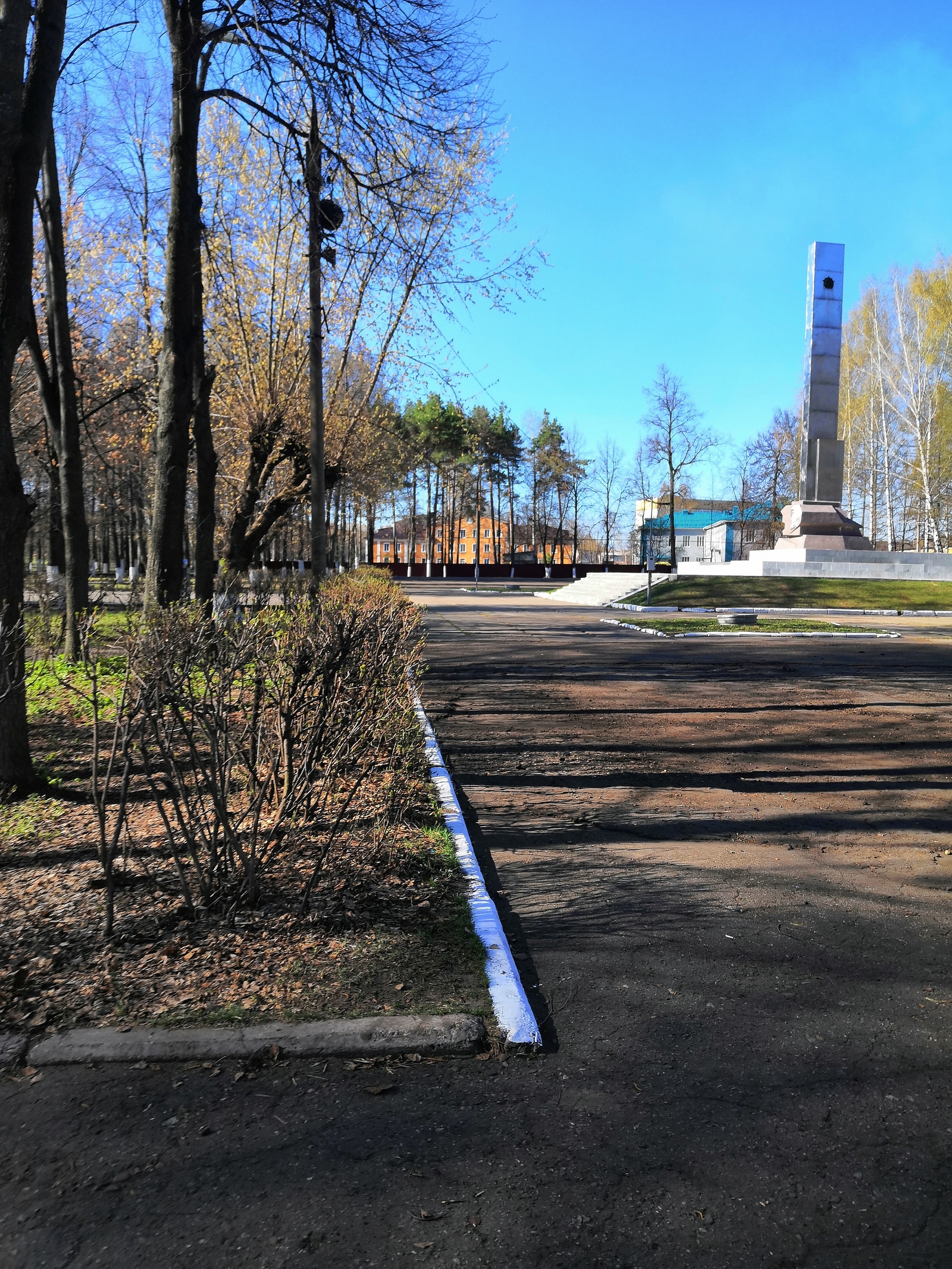 How to ennoble the square by May 1. - My, Volzhsk, 1st of May, Longpost, Beautification