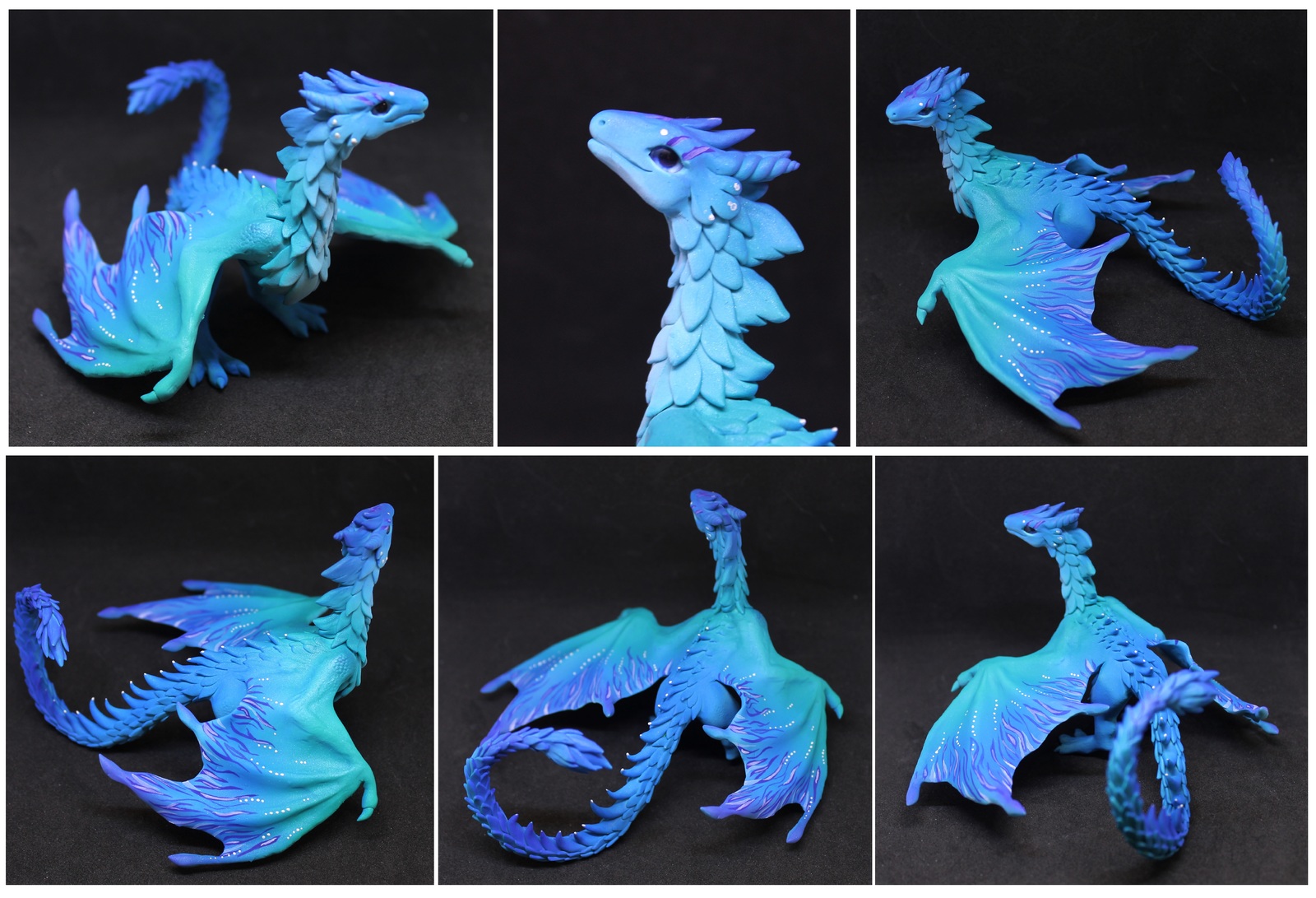 Sea wyvern (with sculpting process) - My, Needlework with process, Needlework, Polymer clay, Лепка, The Dragon, Wyvern, Longpost