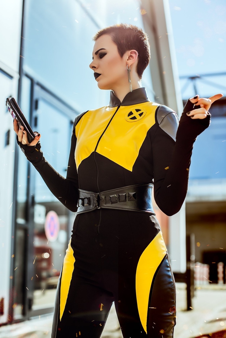 Сверхзвуковая Боеголовка / Negasonic Teenage Warhead косплей - Дэдпул, Люди Икс, Косплей, Фильмы, Девушки, Negasonic Teenage Warhead, Боеголовка, Длиннопост