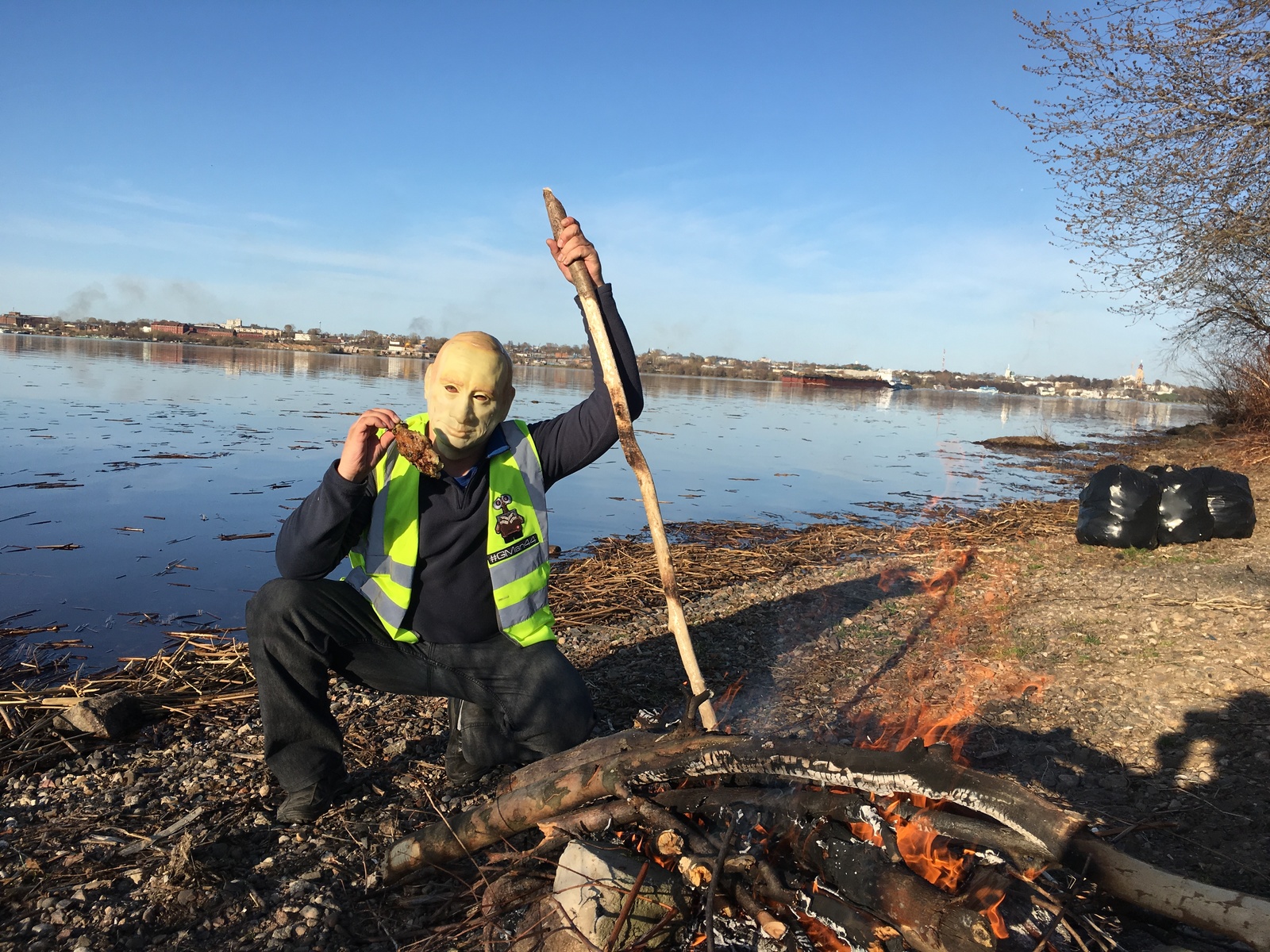 #TRASHTAG 17.0 «Шашлык» - Кострома, Лига чистомэна, Субботник, Шашлык, Мусор, Река Волга, Длиннопост