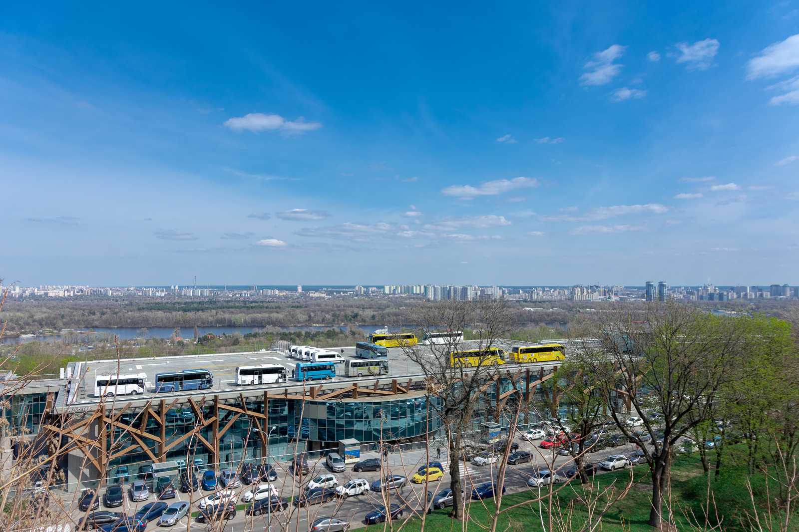 Spring. The buses have arrived... - My, Kiev, Nikon d7200