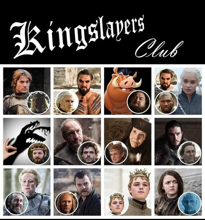 Kingslayer Club (well, or kingslayers, if closer to the source) - Game of Thrones, Reddit, REGICIDE, Spoiler