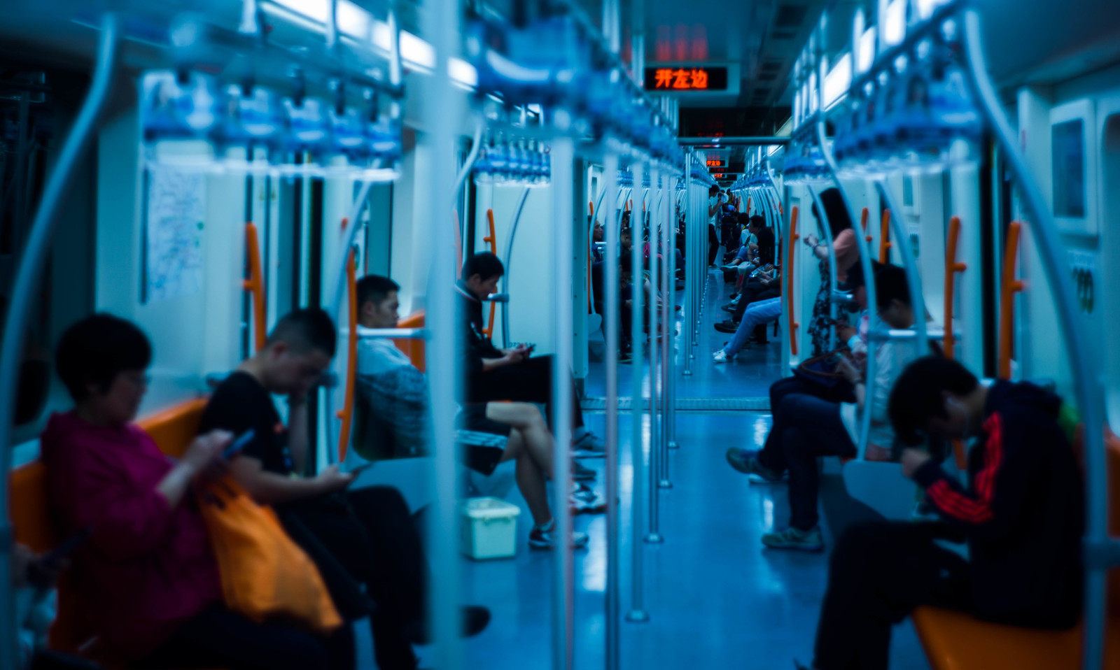 On the Shanghai subway - My, The photo, Shanghai, Metro, Urbanphoto, China, Chinese