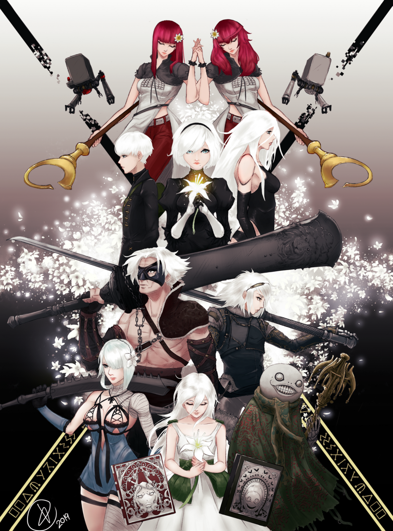 Nier - NIER Automata, NIER, Games, Anime art