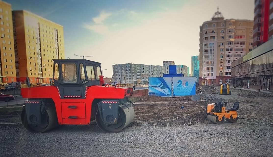 Well maaaaam - My, Kazakhstan, Construction machinery