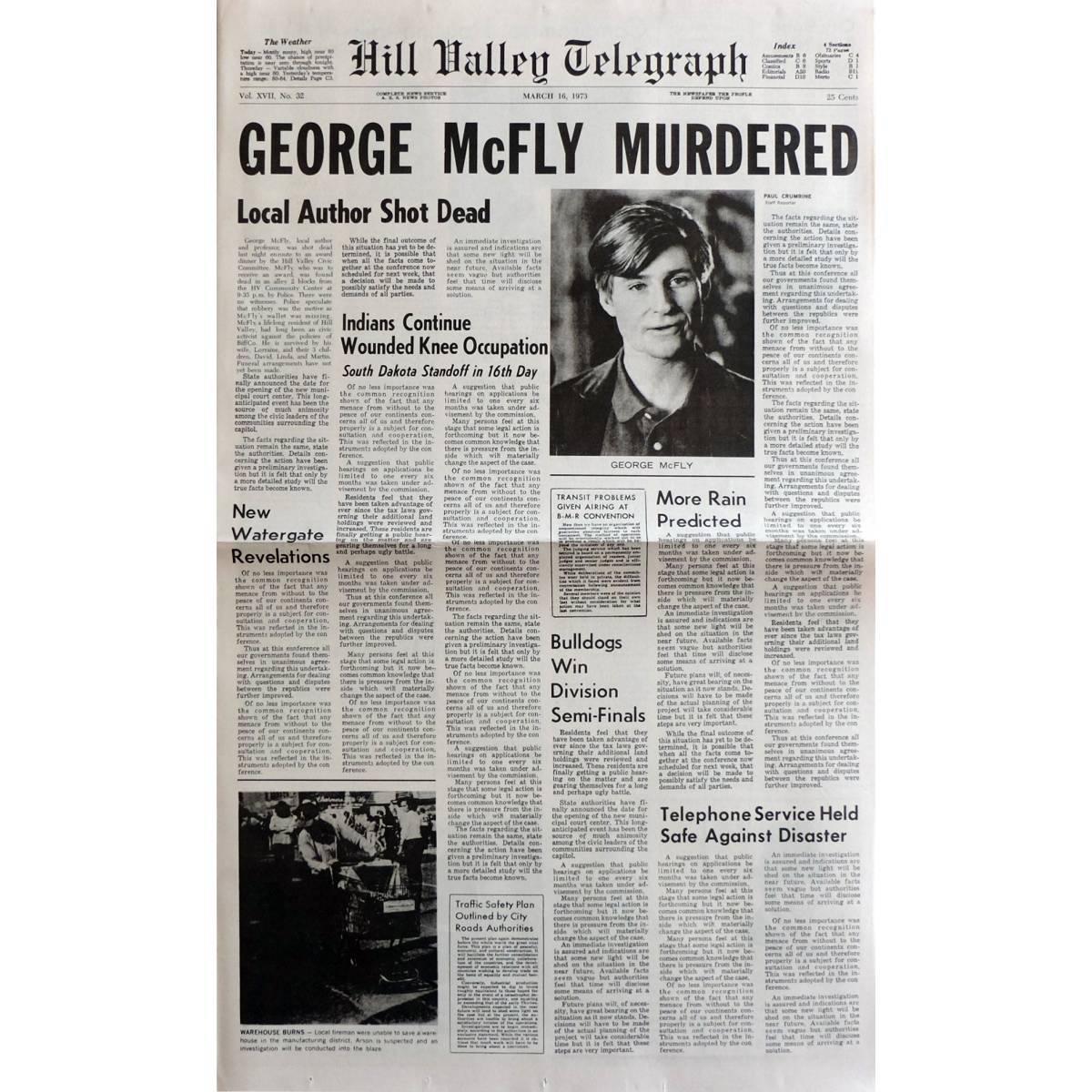 Hill Valley Telegraph, USA Today & some people at photo - Газеты, Назад в будущее, Usa Today, Фотография, Длиннопост, Назад в будущее (фильм)