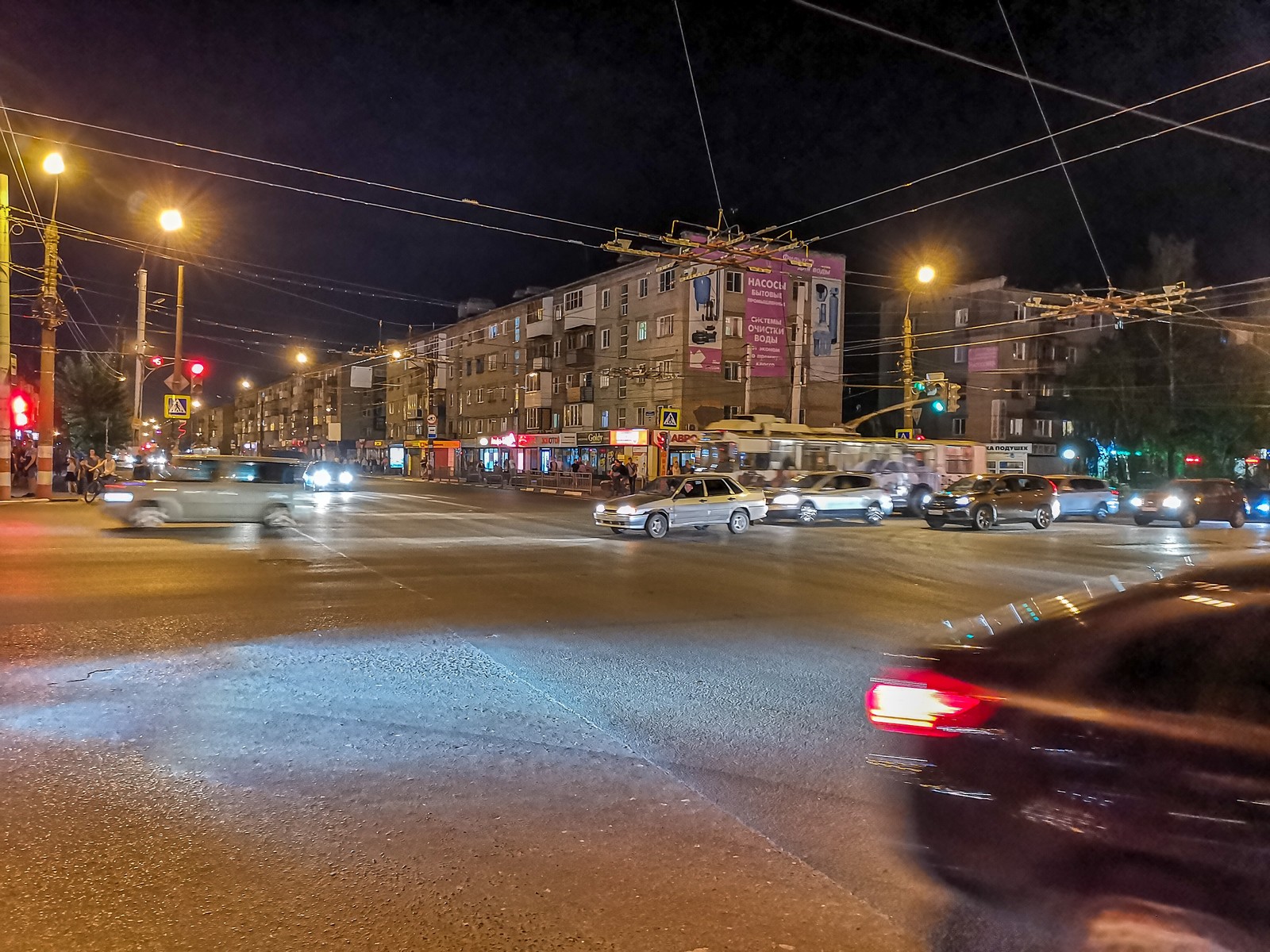 Night holiday - My, Mobile photography, Video, A bike, Dzerzhinsk, Youtube, Huawei mate 20, Firework, Victory Day, Longpost, May 9 - Victory Day