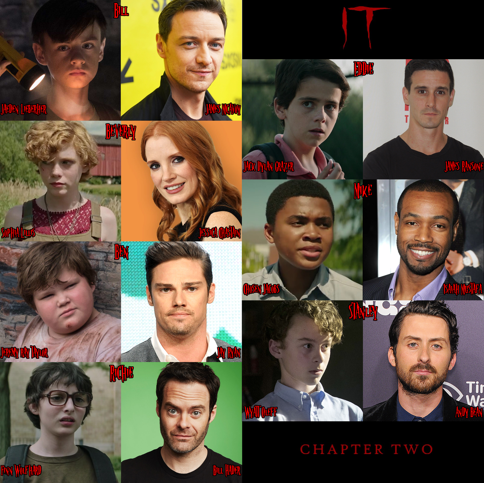 Dubbed teaser trailer for the film It 2 - Movies, It 2, James mcavoy, Jessica Chastain, Trailer, Youtube, Video