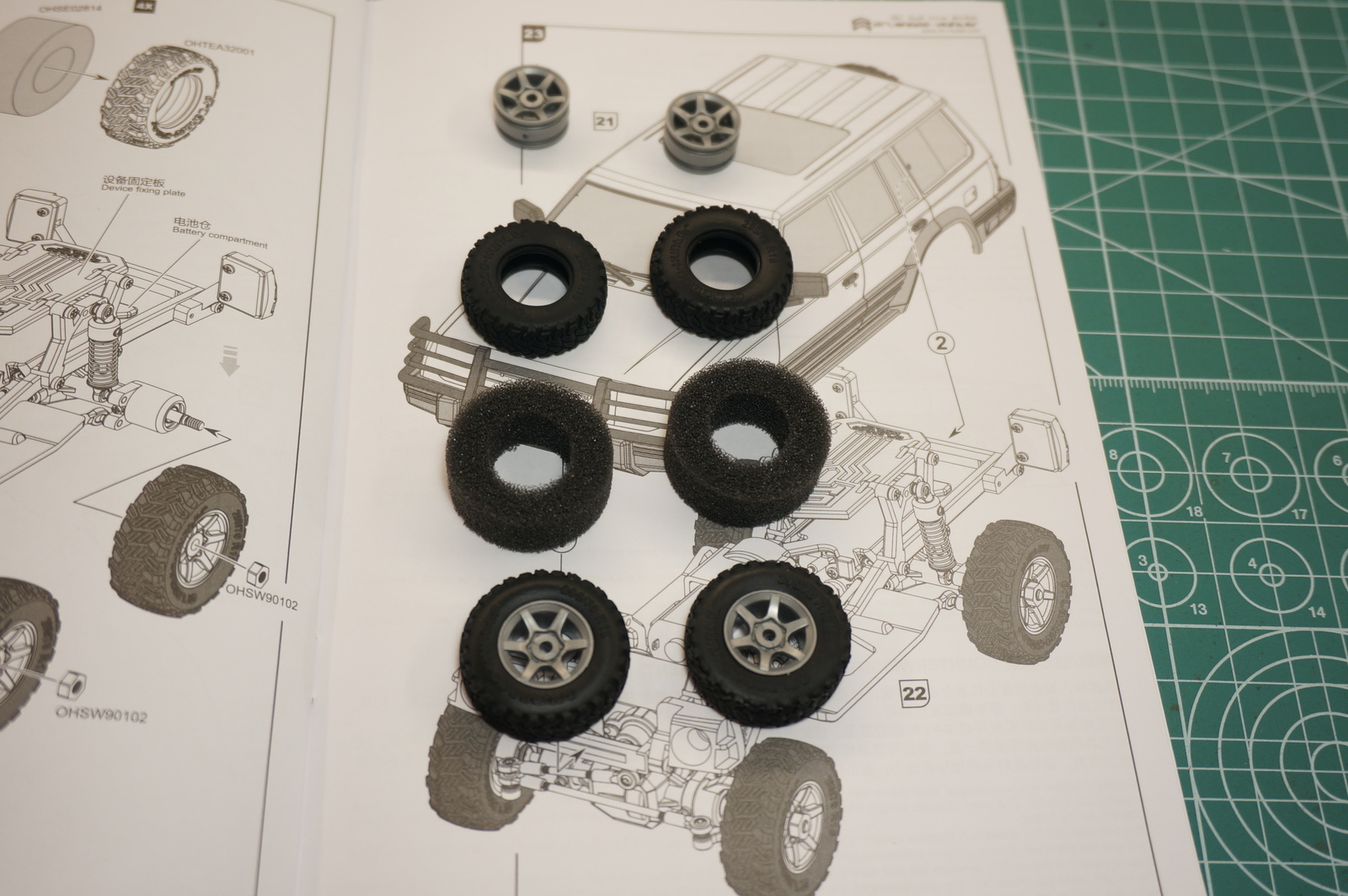 1:32 scale SUV assembly. - My, Rc, Radio controlled car, Longpost, Enthusiasm, Video, SUV, Scale model, Radio controlled models, Radio-controlled car