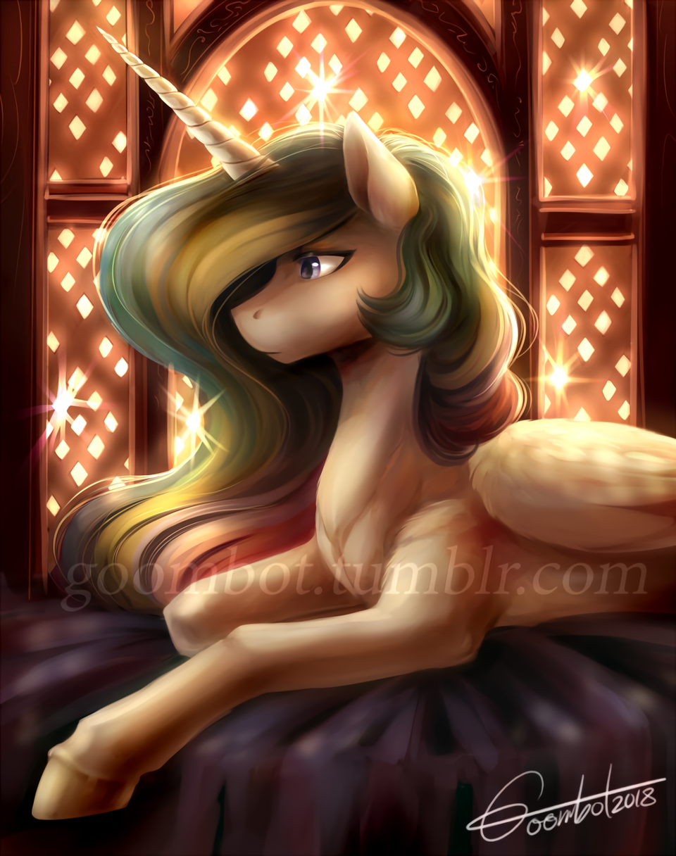 Celestia - My little pony, Princess celestia, Gloomy