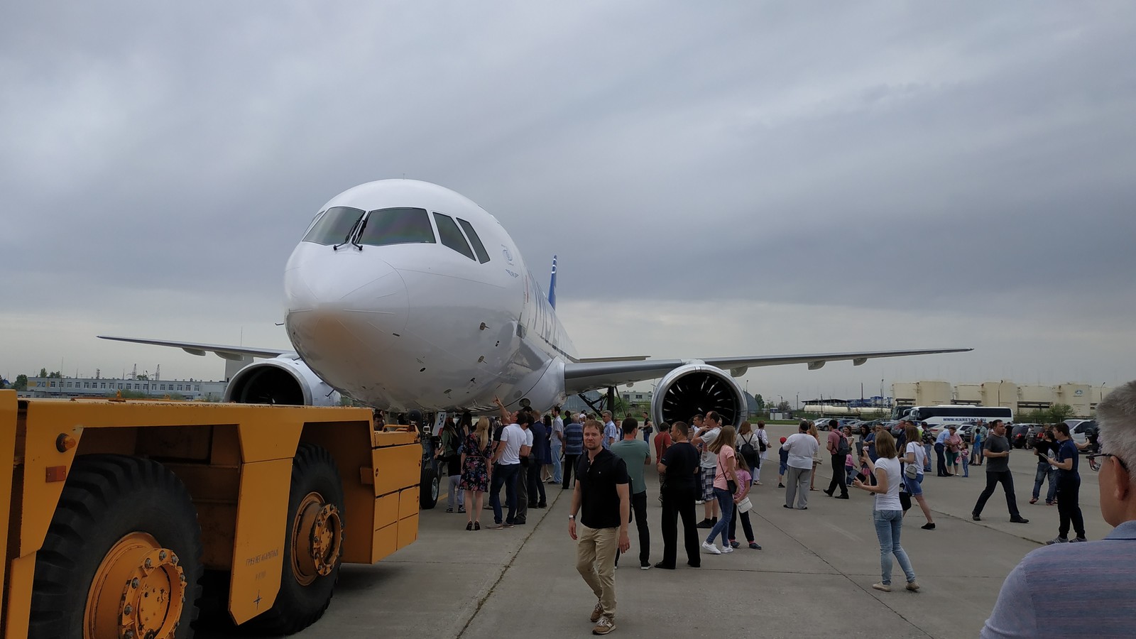 MS 21-300 after painting. Ulyanovsk. - My, , Ulyanovsk, Video, Longpost, Airplane, MS-21