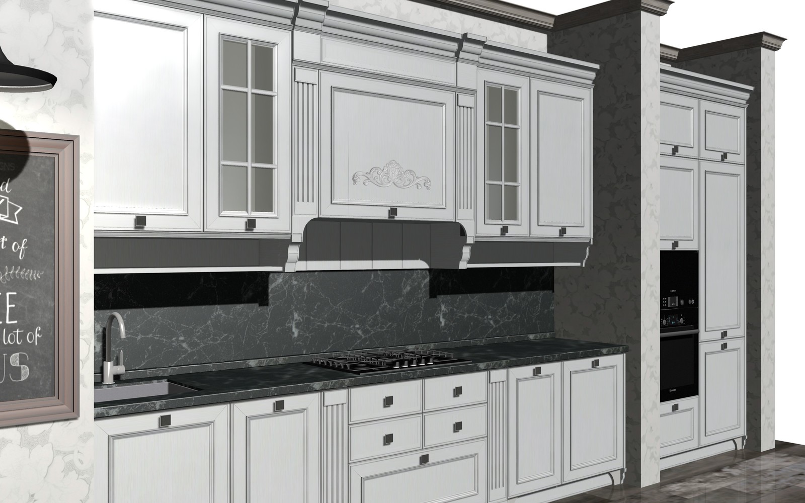 Kitchen project from SmurFa =P - My, Furniture, Kitchen, Kitchen, Designer, Design, Video, Longpost