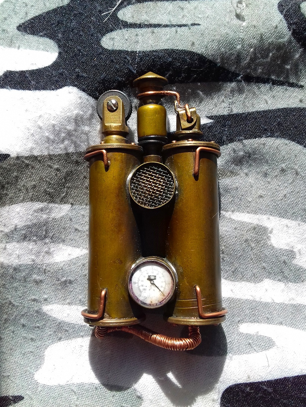 My husband's new work, steampunk. - My, Handmade, Patience, Steampunk lighter, Longpost