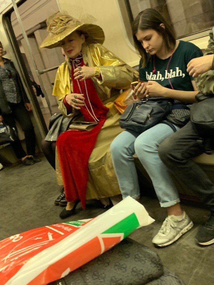 People in the subway - In contact with, From the network, Humor, Fashion, Metro, People, Longpost