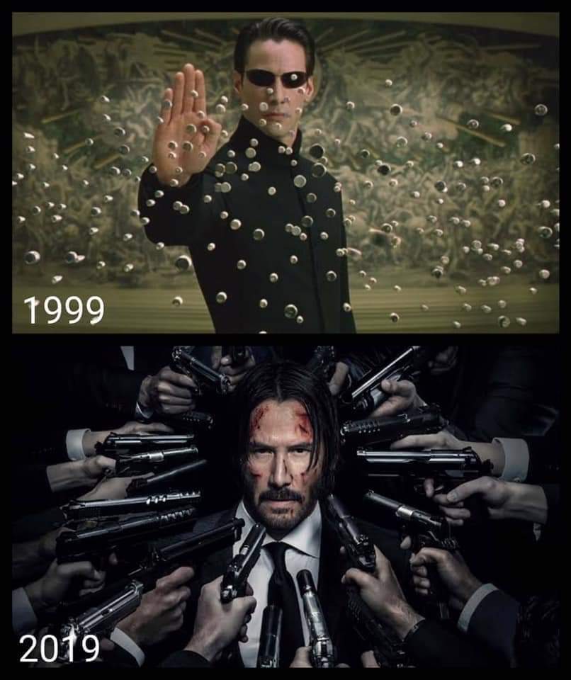 - Damn, they guessed to come closer... - Matrix, John Wick, Keanu Reeves