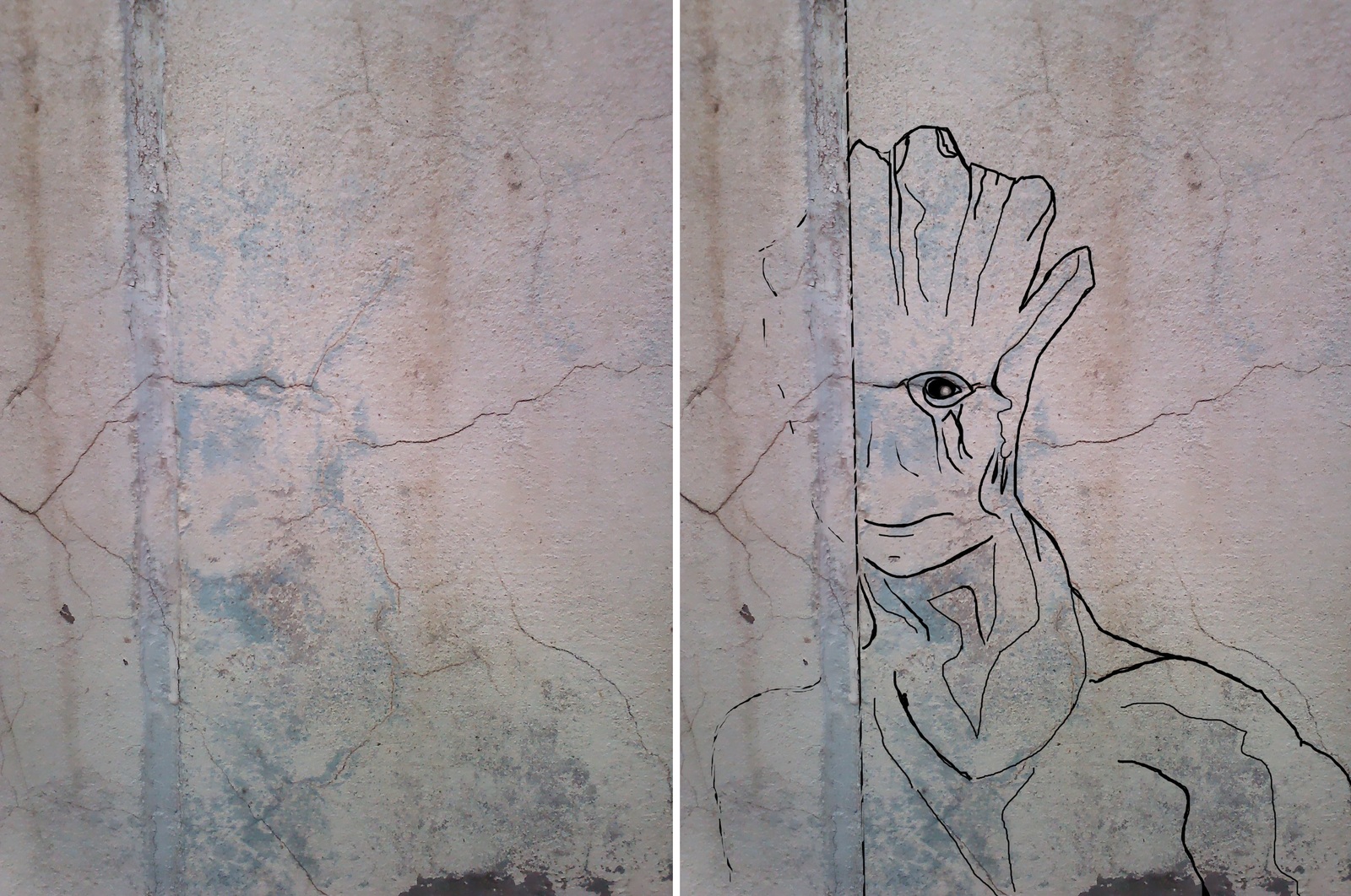 Stucco stories #23 - Stucco stories, Plaster, Creation, Pareidolia, Longpost, Art, Drawing, Painting