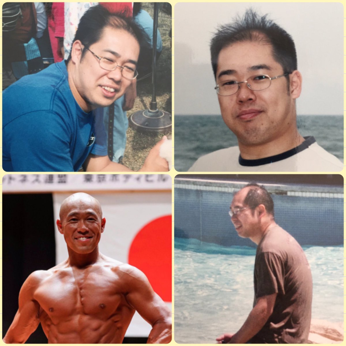 Wife left chubby husband, but gave him motivation. - Japan, Sport, Body-building, Strength of mind, Men and women, Society, Social networks, Longpost