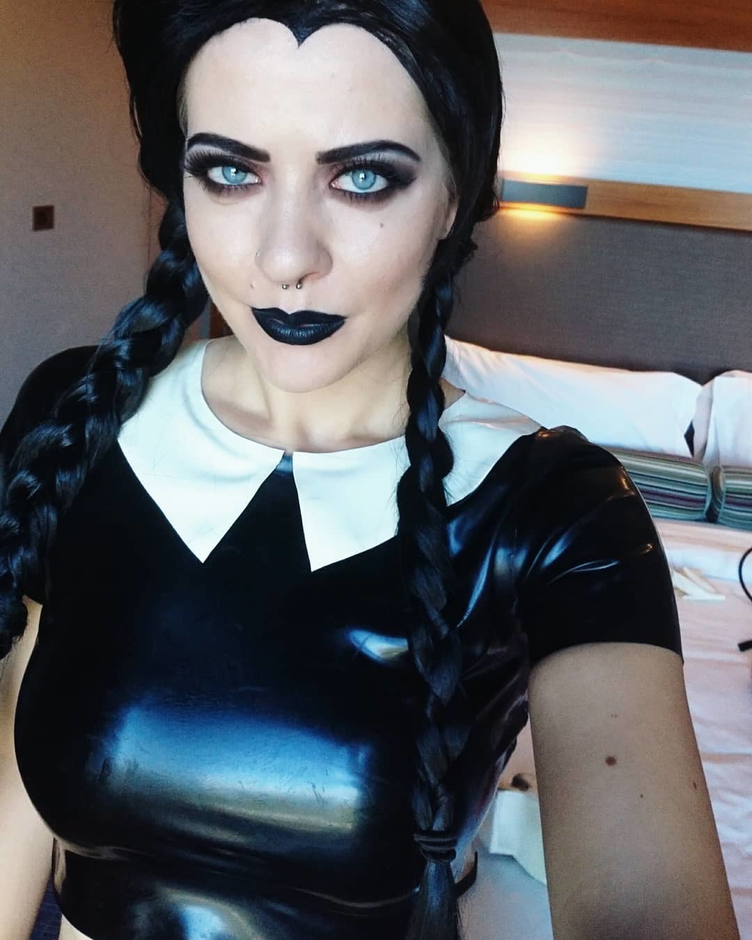 Wednesday Adams. - NSFW, Cosplay, Wensday Addams, The Addams Family, Sexuality, Beautiful girl, Longpost