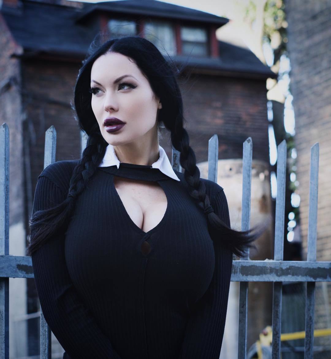 Wednesday Adams. - NSFW, Cosplay, Wensday Addams, The Addams Family, Sexuality, Beautiful girl, Longpost