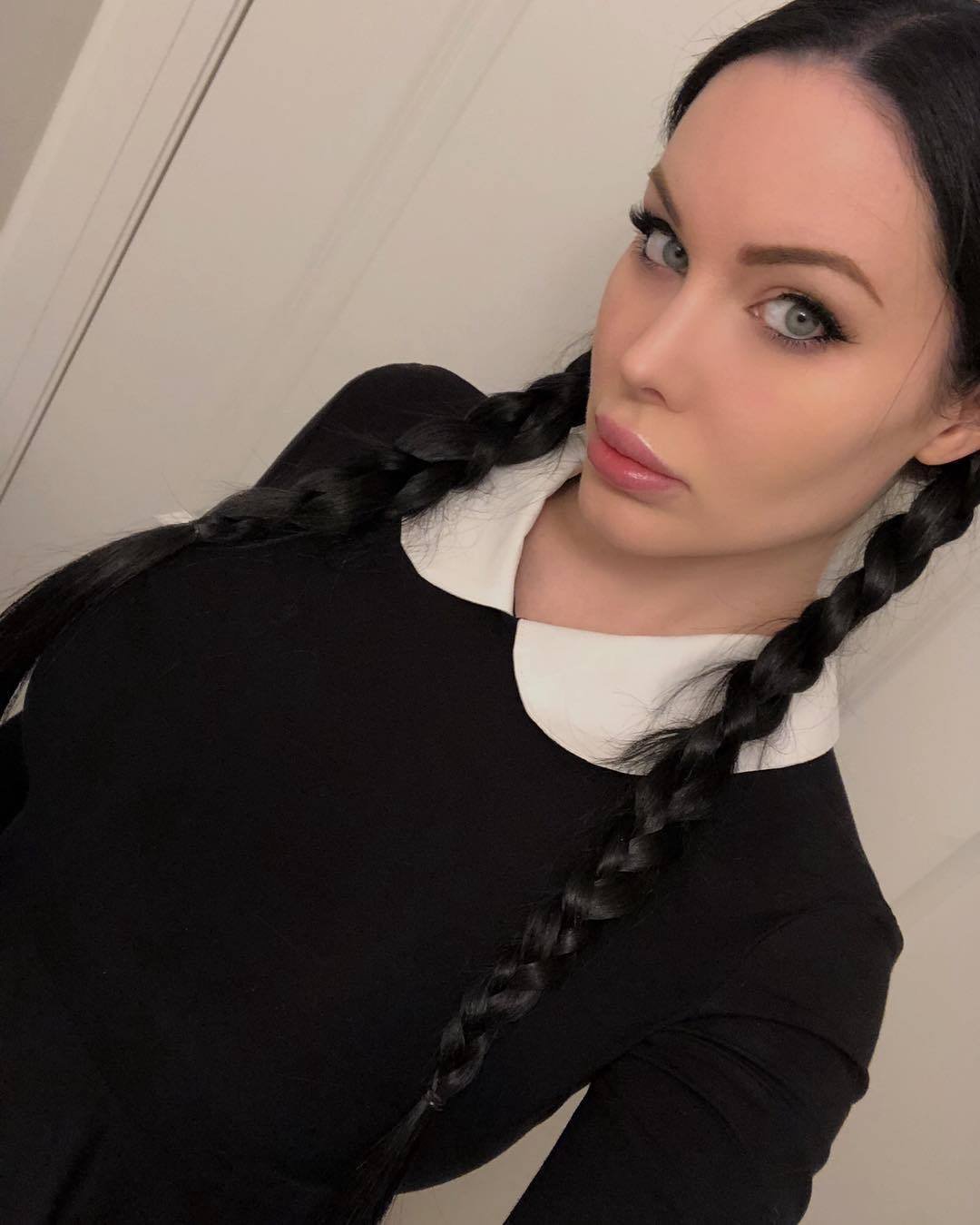 Wednesday Adams. - NSFW, Cosplay, Wensday Addams, The Addams Family, Sexuality, Beautiful girl, Longpost