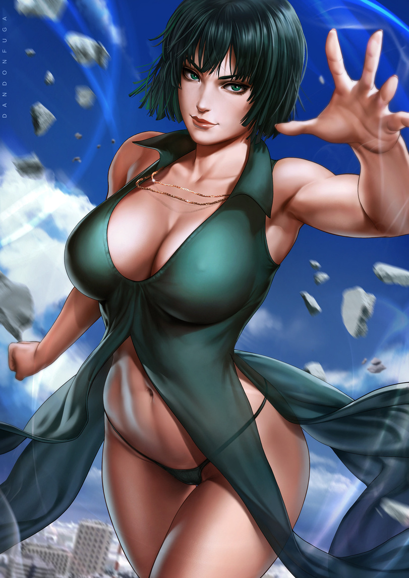 Hell Blizzard - NSFW, Onepunchman, Dandonfuga, Anime art, , Fubuki, Breast, Underwear