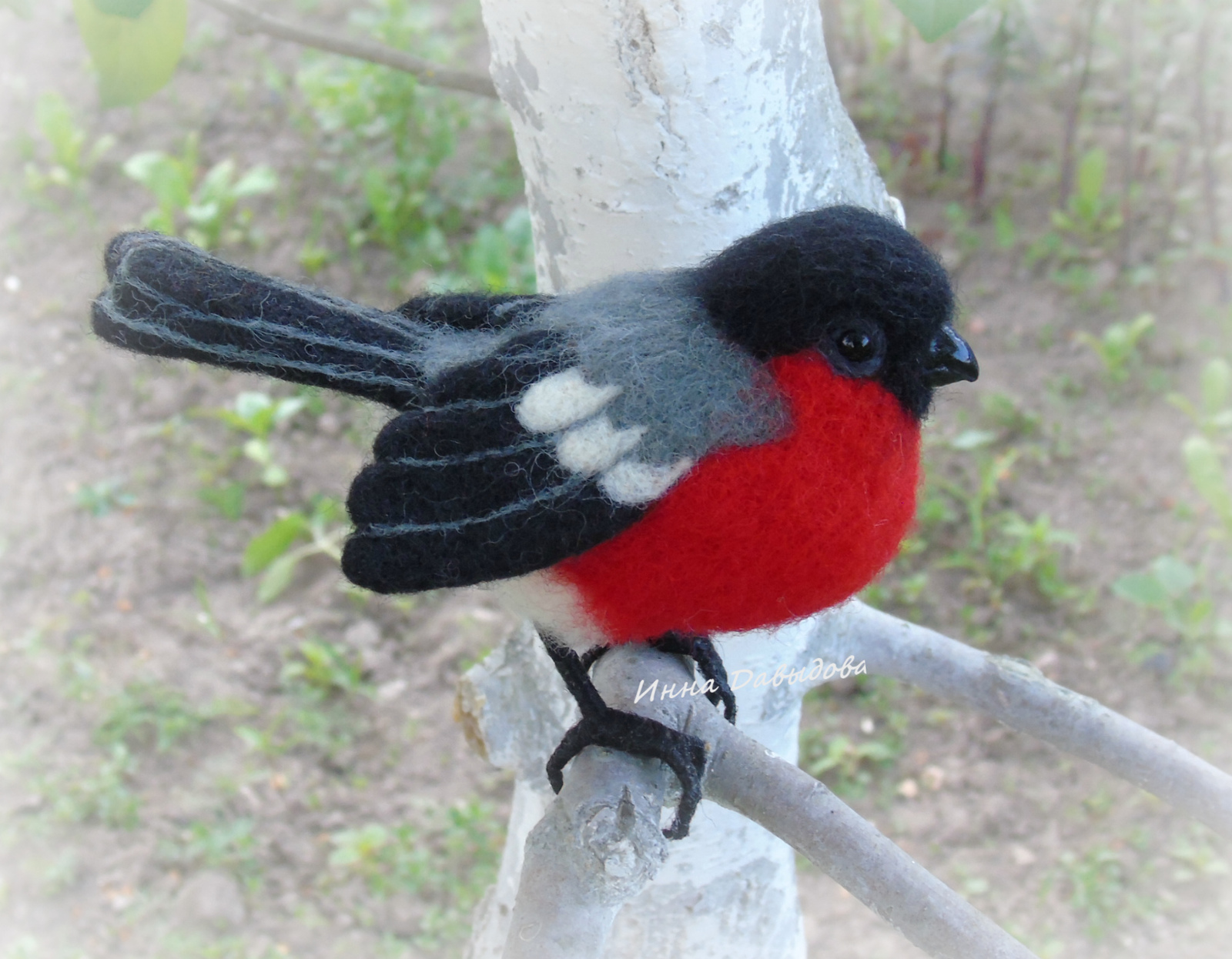 Birdies. - My, Dry felting, Wallow, , Birds, Toys, Wool toy, , Interior toy, Longpost, Сумка