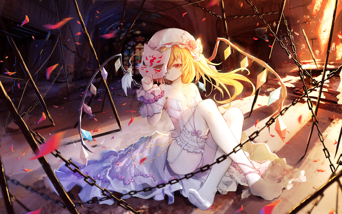 Artic by asa ni haru - Anime art, Anime, Flandre scarlet, Touhou, Asa ni haru