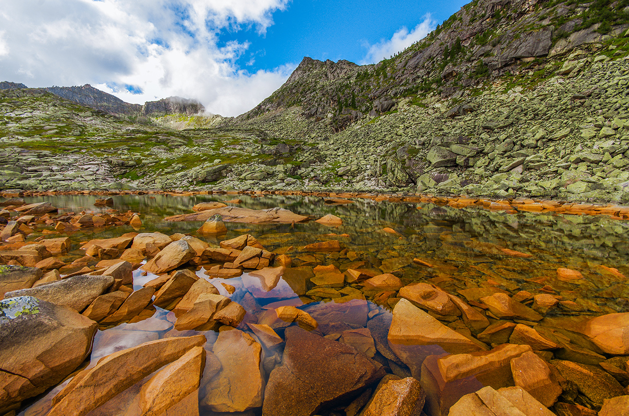 Lake Ryzhee - My, Ergaki, Travels, Leisure, Camping, Holidays in Russia, Longpost, Nature