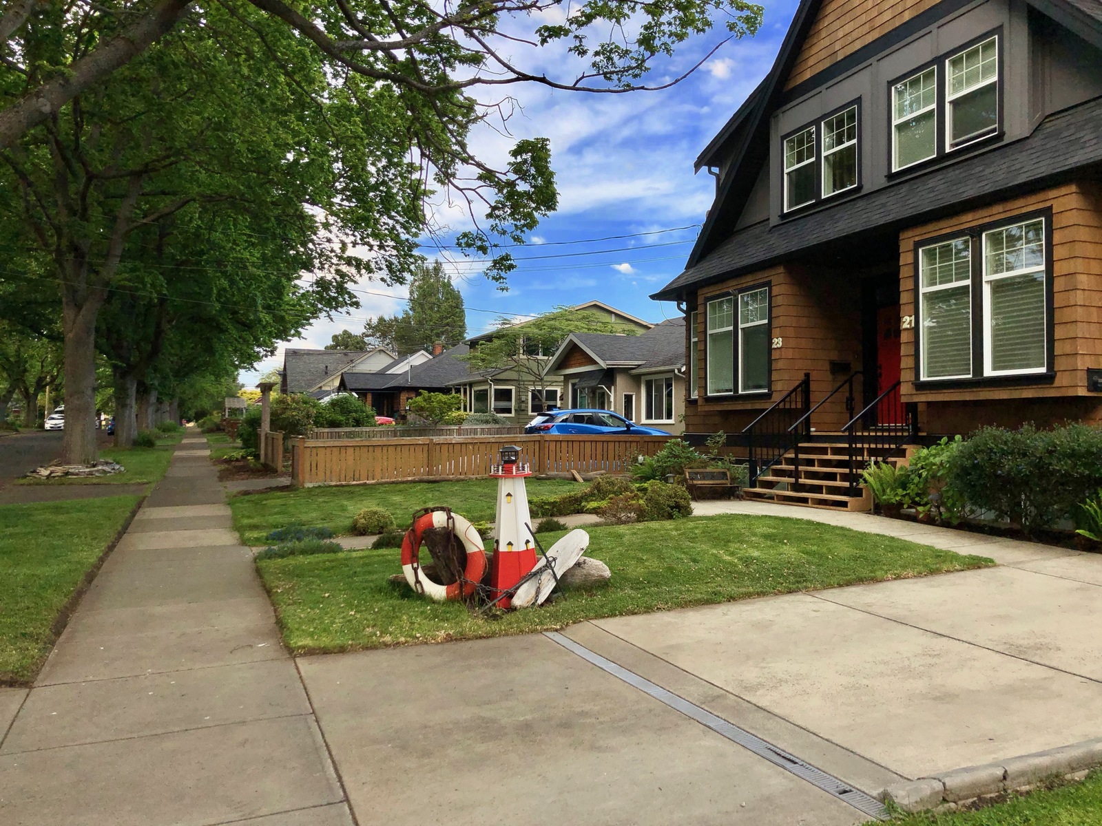 Canada - My, Canada, The street, House, Tree, Decoration, Miniature, beauty, Longpost