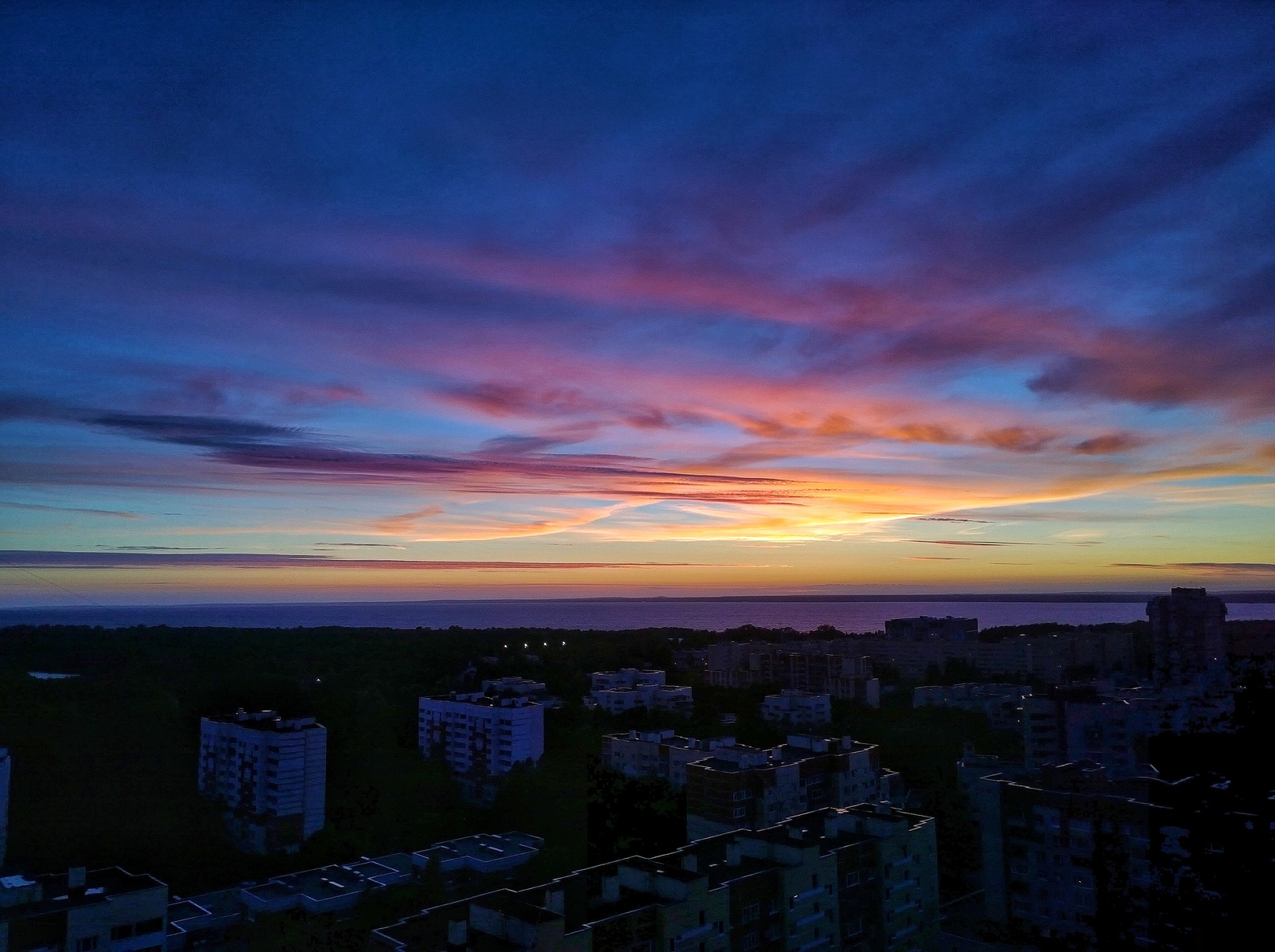 Evening chillout. - My, Sunset, Cold, The Gulf of Finland, Evening, Freshness, The photo, Summer is coming