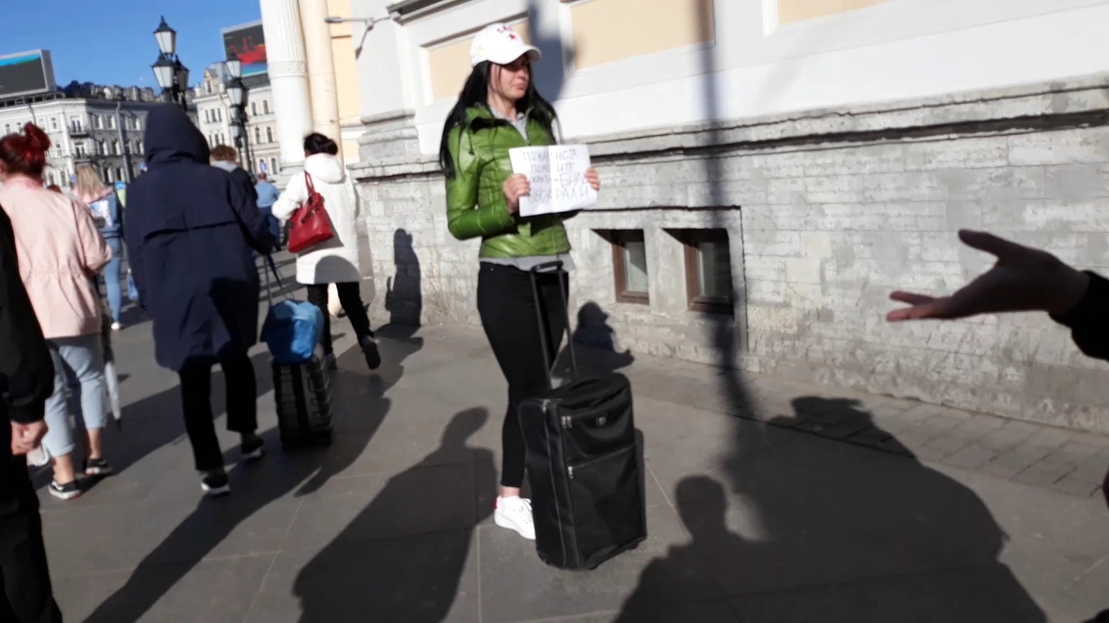 Another victim - My, Beggars, Saint Petersburg, Fraud, Video