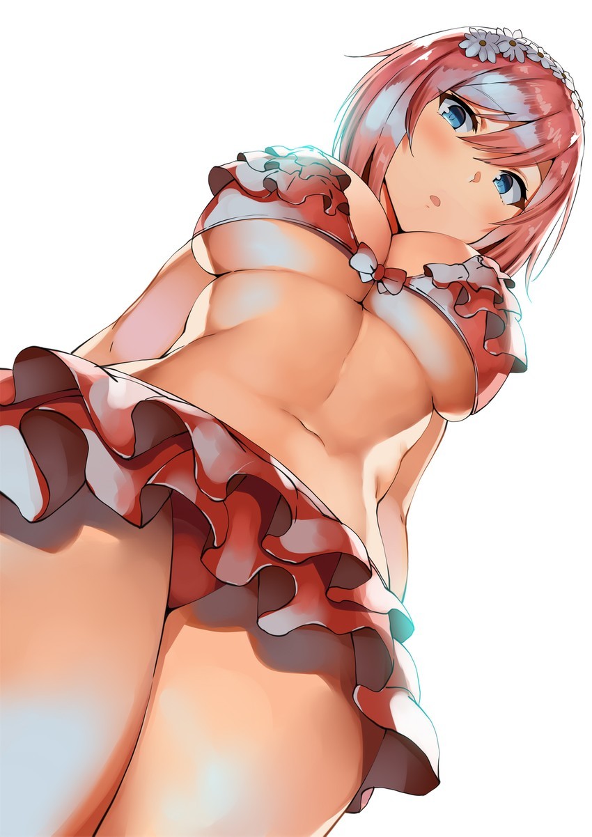 Anime Art - NSFW, Anime, Anime art, God Eater, Daiba Canon, Breast, Swimsuit