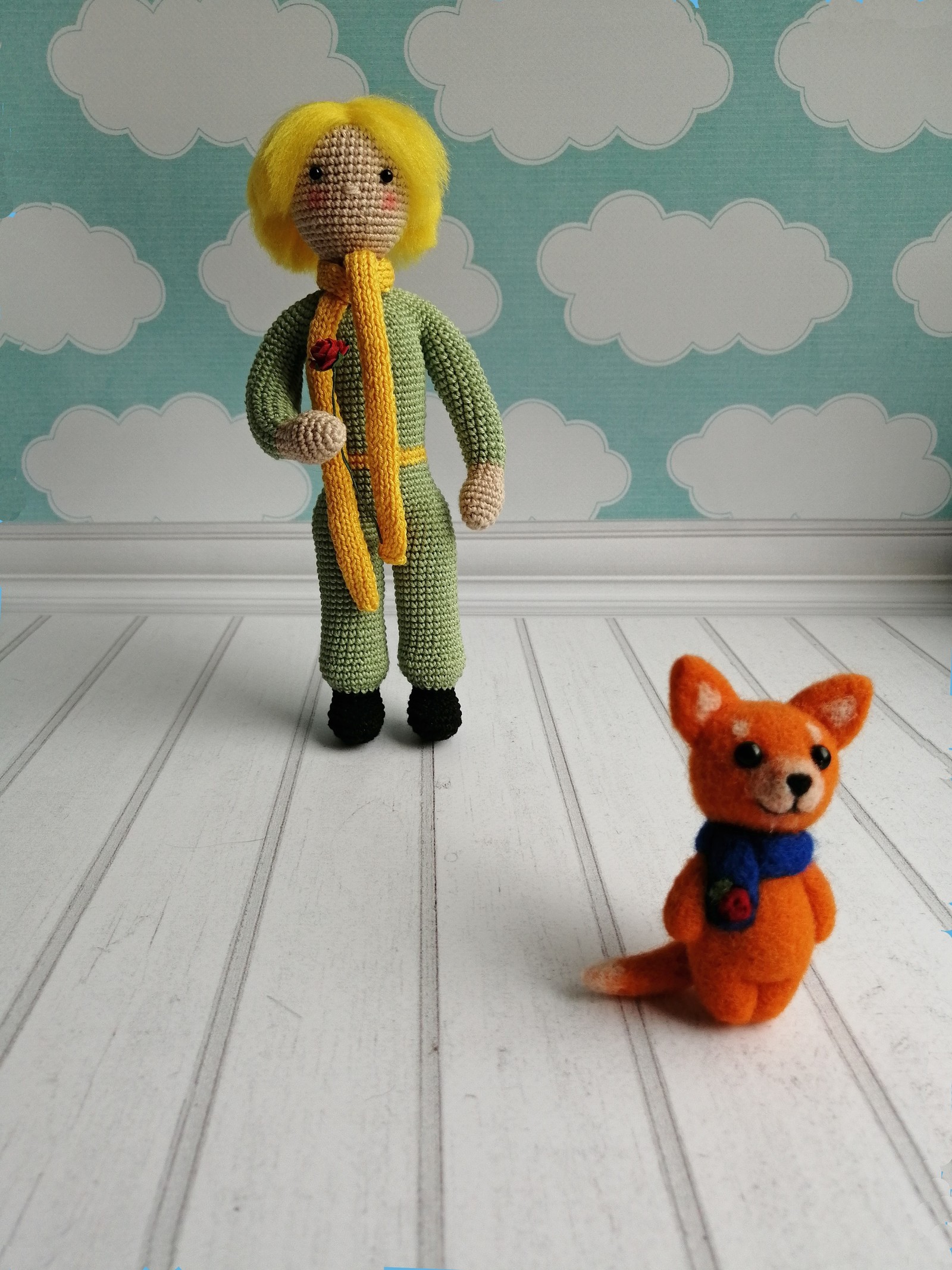 Little Prince - My, Needlework without process, Crochet, Little Prince, Antoine de Saint-Exupery, Knitted toys, Longpost